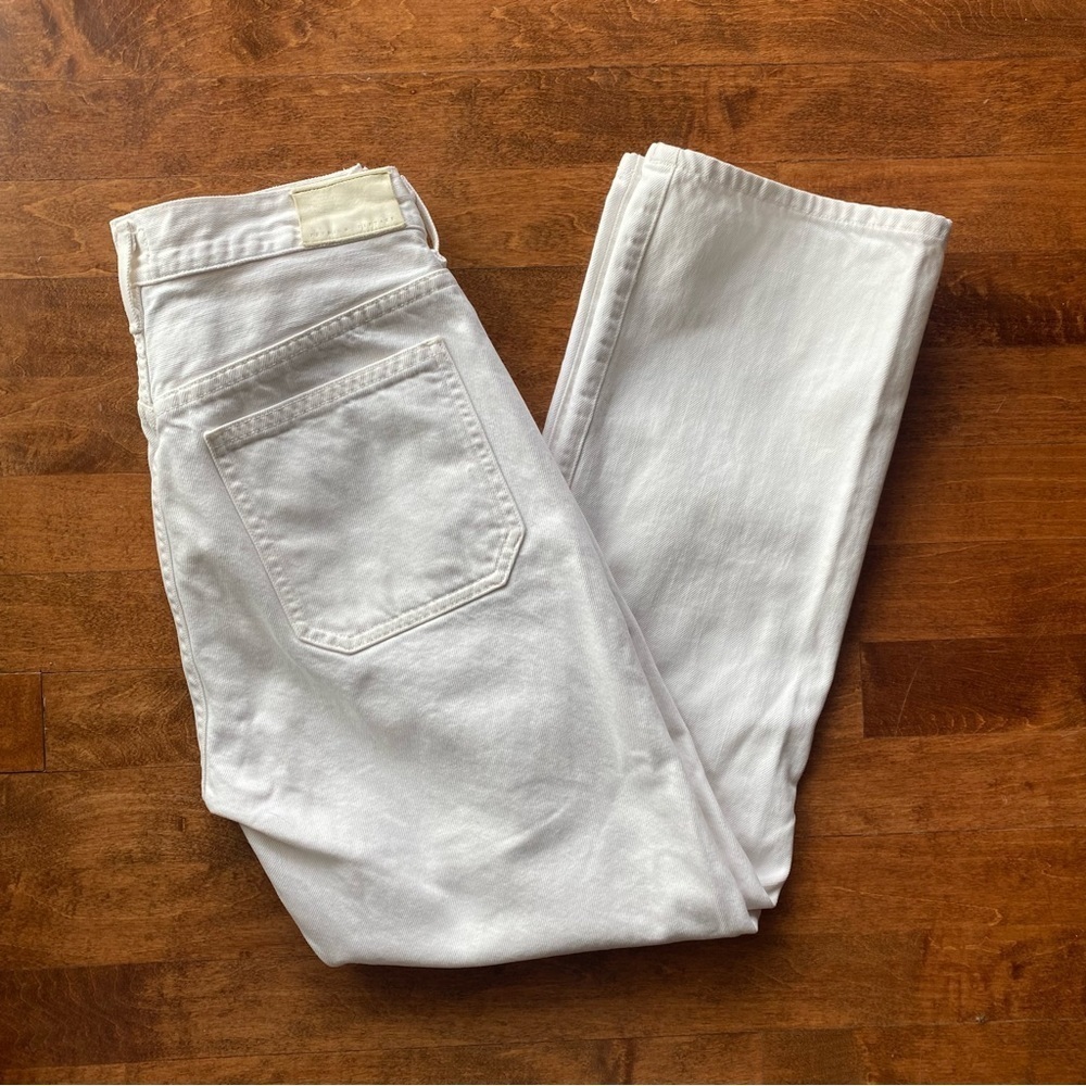 Citizens of Humanity Kamila Patch Pocket Flare White Jeans Size 27 - Picture 13 of 13